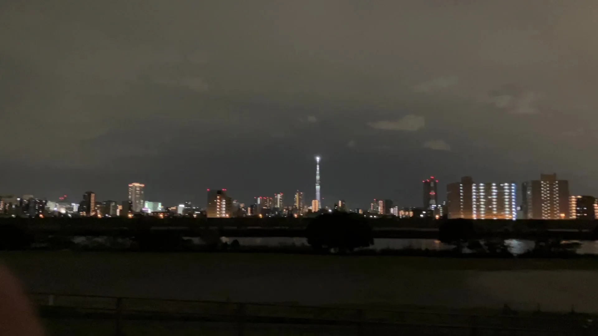 夜のアーシング帰り